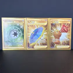Pokemon TCG Sword And Shield Error Ultra Rare Gold Lot - 6 Cards - Image 2