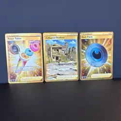 Pokemon TCG Sword And Shield Error Ultra Rare Gold Lot - 6 Cards - Image 4
