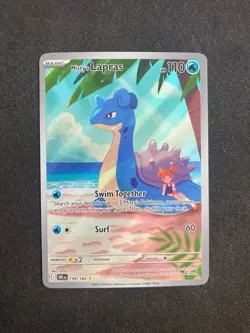 Misty's Lapras 194/182 Destined Rivals Pokemon card Illustration Rare Ultra Mint - Image 1