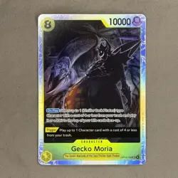 Gecko Moria OP14-104 SR English The Azure Sea's Seven - One Piece Card - NM - Image 1