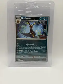 Umbreon Pokemon Promo Card Obsidian Flames Stamped Sealed 130/197 EN- NM - Image 1