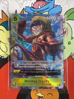 One Piece - Monkey D. Luffy Promo Card SR OP07-109 Sealed - Image 1