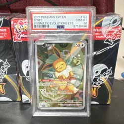 Pokemon Eevee 173 Scarlet & Violet Promo Holo PSA 10 2025 TCG Card - Image 1
