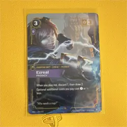 League of Legends Ezreal Prodigy Champion Unit Card 169/221 Regular - Image 1