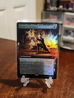 MTG Magic The Gathering Avatar Extended Art Rare FOIL Eternal Master's Guidance - Image 1