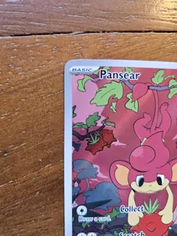 Pokemon TCG SV White Flare Pansear 099/086 Illustration Rare Gold Star - Image 3