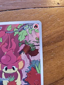 Pokemon TCG SV White Flare Pansear 099/086 Illustration Rare Gold Star - Image 4