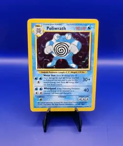 Poliwrath 13/102 Base Set Holo Rare Pokemon Card 1999 WOTC TCG Vintage Pokemon - Image 1