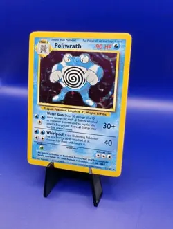 Poliwrath 13/102 Base Set Holo Rare Pokemon Card 1999 WOTC TCG Vintage Pokemon - Image 2