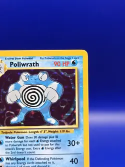 Poliwrath 13/102 Base Set Holo Rare Pokemon Card 1999 WOTC TCG Vintage Pokemon - Image 5