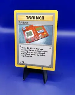 Pokedex 87/102 1st Edition GERMAN Base Set Pokemon Card TCG Pokemon WOTC 1999 NM - Image 3