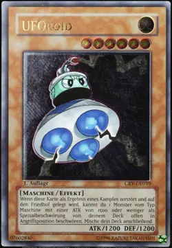 Yu-Gi-Oh! UFOroid CRV-DE010 1.Auflage (1st Edition) Ultimate Rare [GD] | DE 2005 - Image 1