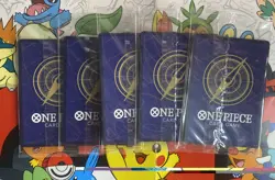 One Piece Treasure Booster Set Monkey.D.Luffy ST10-006 SR Promo-Lot of 5 Sealed - Image 2