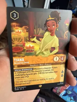 Disney Lorcana- Tiana - Restaurant Owner 16/204 Azurite Sea - Image 2