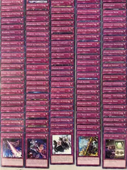 159 Yu-Gi-Oh Purple trap CARD LOT, ALL 1ST EDITIONS - Image 5