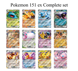 SET 12 ex Cards Venusaur Charizard Blastoise Japanese Mew etc SV2a Pokemon 151 - Image 1