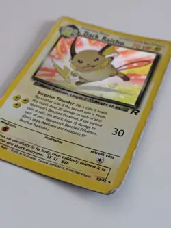 Dark Raichu 83/82 Pokemon Card TCG Team Rocket Unlimited Holo - Image 3