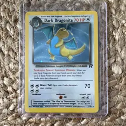 Pokemon TCG Dark Dragonite Team Rocket Holo Card 5/82 English - Image 1