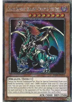 RA03-EN133 Chaos Emperor Dragon - Envoy of the End : Platinum Secret Rare Card - Image 1