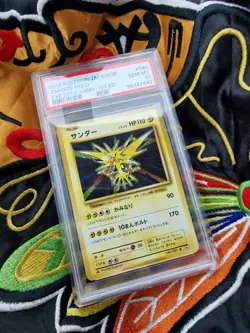 2016 POKEMON JPN EXPANSION 20TH ANV 1ST ED #040 ZAPDOS-HOLO PSA 10 - Image 2