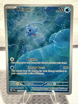 Phione - 175/167 Illustration Rare SV06: Twilight Masquerade Pokemon TCG NM - Image 1