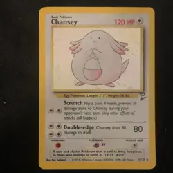 Pokemon TCG Chansey Basic Base Set Holo & Regular English 3/102 1999 - Image 2