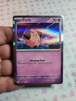 Cleffa 037 SVP EN Stamped Obsidian Flames Build & Battle Sealed Deck Pokemon - Image 1