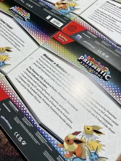 Pokemon TCG Scarlet & Violet Prismatic Evolutions Poster Collection 4x Lot - Image 3