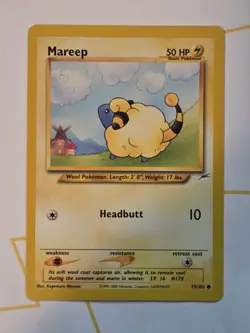 Mareep 75/105 1st Edition Neo Destiny Pokemon NM - Image 1