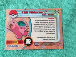 2000 TOPPS Chrome POKEMON Series 1- NIDORANO. # 32 NM MINT - Image 4