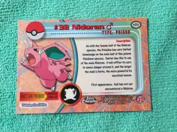 2000 TOPPS Chrome POKEMON Series 1- NIDORANO. # 32 NM MINT - Image 5