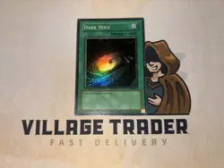 Dark Hole LOB-052 Super Rare WAVY 1st Edition Yu-Gi-Oh NM - Image 1