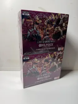 One Piece OP-11 A Fist of Divine Speed Booster Box OP11 ENGLISH BRAND NEW SEALED - Image 1