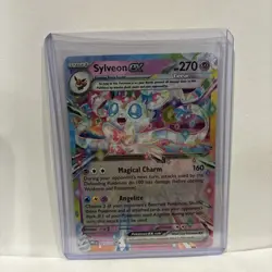 Sylveon ex 041/131 Prismatic Evolutions Ultra Rare Holo Pokemon Card NM - Image 1
