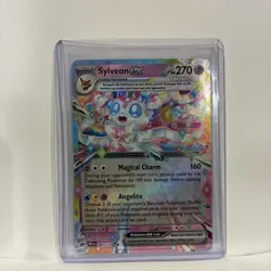 Sylveon ex 041/131 Prismatic Evolutions Ultra Rare Holo Pokemon Card NM - Image 2