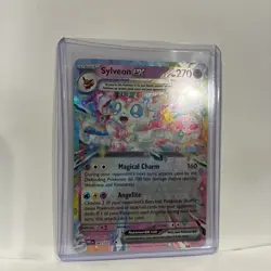 Sylveon ex 041/131 Prismatic Evolutions Ultra Rare Holo Pokemon Card NM - Image 3