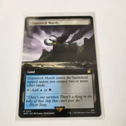 MTG | Shipwreck Marsh (Extended Art) [Doctor Who] NF - Image 1