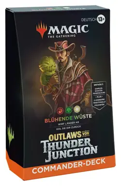 MTG - Outlaws von Thunder Junction - Commander Deck - Bluhende Wuste - DEUTSCH!✅ - Image 1