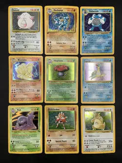Vintage Holo Rare Pokemon Card Lot WOTC 1999 - Base Set, Jungle, Fossil - MP/HP - Image 1
