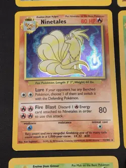 Vintage Holo Rare Pokemon Card Lot WOTC 1999 - Base Set, Jungle, Fossil - MP/HP - Image 5