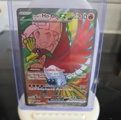 Pokemon TCG Ethans Ho-Oh EX Card Destined Rivals 209/182 NM Condition - Image 1