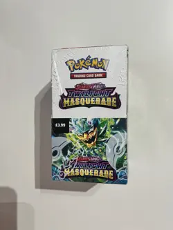 Pokemon TCG: Twilight Masquerade Half Booster Box (18 Packs) - New & Sealed - Image 1