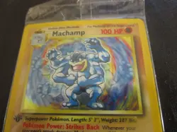 Pokemon TCG Machamp Deck Exclusives Holo Rare 1st Edition 8/102 100 HP 60 Power - Image 2