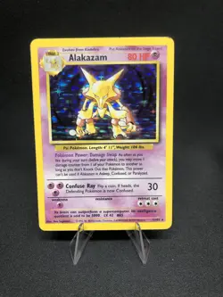 Alakazam 1/102 Pokemon Base Set Holo Rare - Image 1