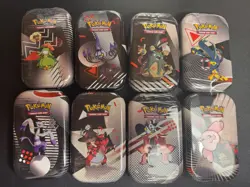 Pokemon TCG Unova Mini Tin Open Display - Set of 8 Sealed/New Mini Tins - Image 4
