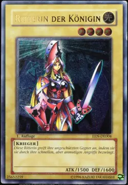 Yu-Gi-Oh! Ritterin Der Konigin EEN-DE004 1.Edition Ultimate Rare [G] | DE 2005 - Image 1