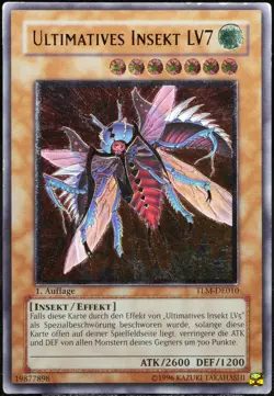 Yu-Gi-Oh! Ultimatives Insekt LV7 TLM-DE010 1.Edition Ultimate Rare [PL]| DE 2005 - Image 1