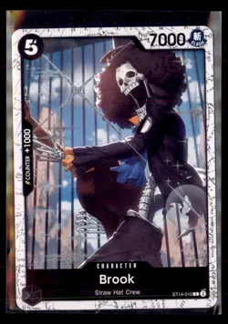 One Piece The Best Vol. 2 (PRB-02) Brook ST14-010 Pirate Foil 2 Lot - Image 1