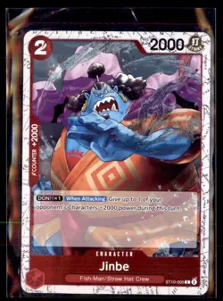 One Piece The Best Vol. 2 (PRB-02) Jinbe ST10-005 Pirate Foil 2 Lot - Image 1