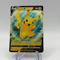 Pokemon TCG Pikachu V - SWSH198 - SWSH: Sword & Shield Promo Cards (SWSD) - Image 1